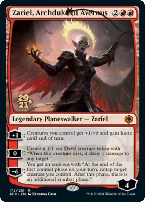 Image for Zariel, Archduke of Avernus (172) [Prerelease Cards]