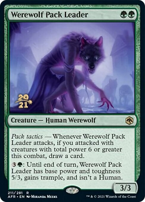 Image for Werewolf Pack Leader (211) [Prerelease Cards]
