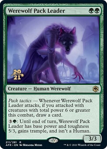 Image for Werewolf Pack Leader (211) [Prerelease Cards]