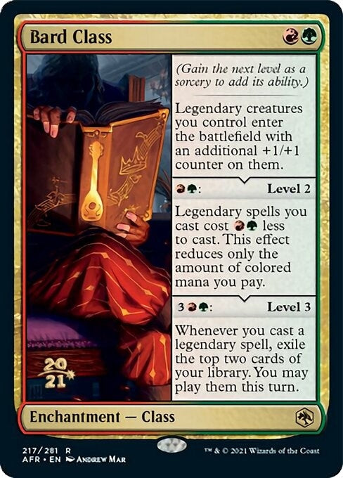 Image for Bard Class (217) [Prerelease Cards]