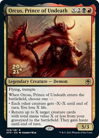 Image for Orcus, Prince of Undeath (229) [Prerelease Cards]