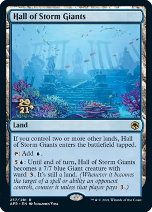 Image for Hall of Storm Giants (257) [Prerelease Cards]
