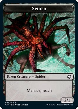 Image for Spider // Emblem - Ellywick Tumblestrum Double-sided Token (0) (AFR)