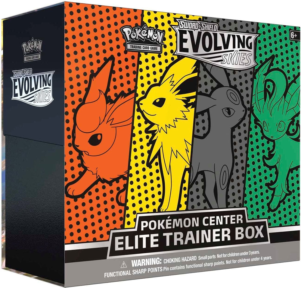 Image for Evolving Skies Pokemon Center Elite Trainer Box [Jolteon/Flareon/Umbreon/Leafeon] (Exclusive) [SWSH07: Evolving Skies]