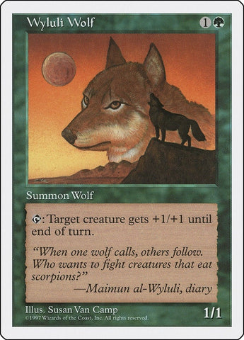 Image for Wyluli Wolf - Magic: The Gathering