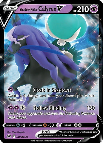 Image for Shadow Rider Calyrex V - SWSH131 (SWSH131) [SWSH: Sword & Shield Promo Cards]