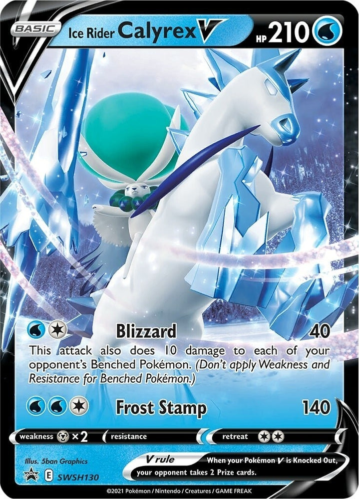 Image for Ice Rider Calyrex V - SWSH130 (SWSH130) [SWSH: Sword & Shield Promo Cards]