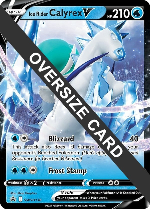 Image for Ice Rider Calyrex V (SWSH130) [Jumbo Cards]