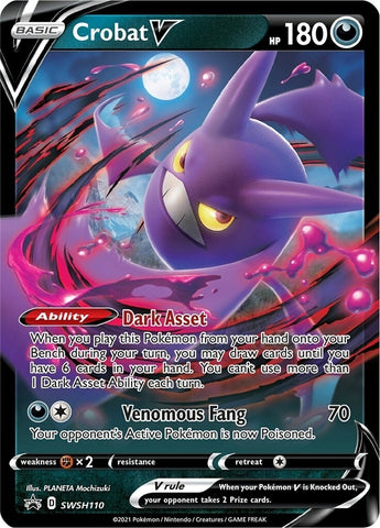 Image for Crobat V - SWSH110 (SWSH110) [SWSH: Sword & Shield Promo Cards]