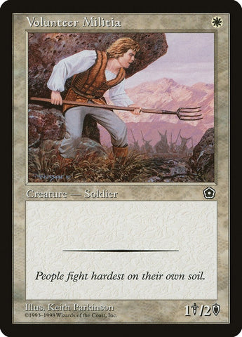 Image for Volunteer Militia - Magic: The Gathering