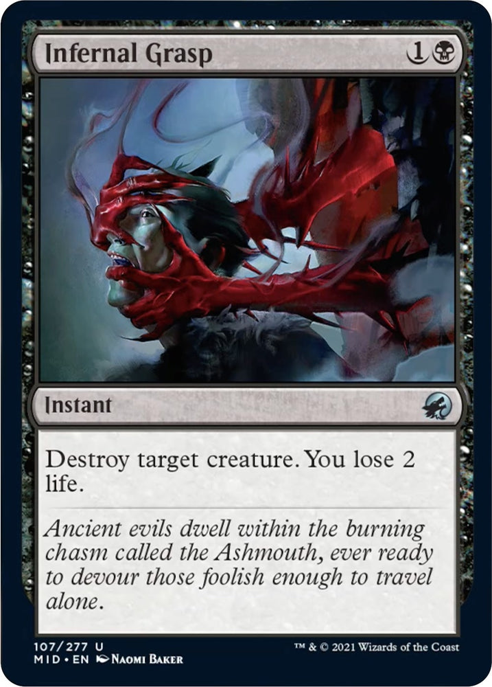 Image for Infernal Grasp (107) [Innistrad: Midnight Hunt]