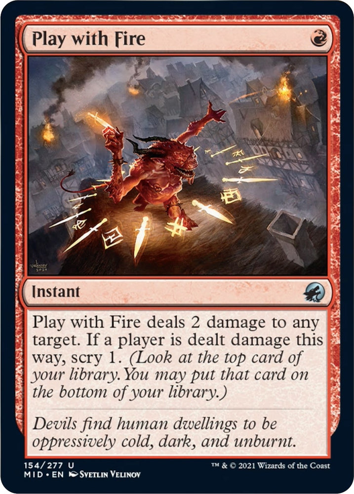 Image for Play with Fire (154) [Innistrad: Midnight Hunt]
