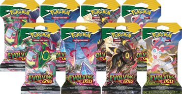 Image for Evolving Skies Sleeved Booster Pack Bundle [Set of 8] [SWSH07: Evolving Skies]