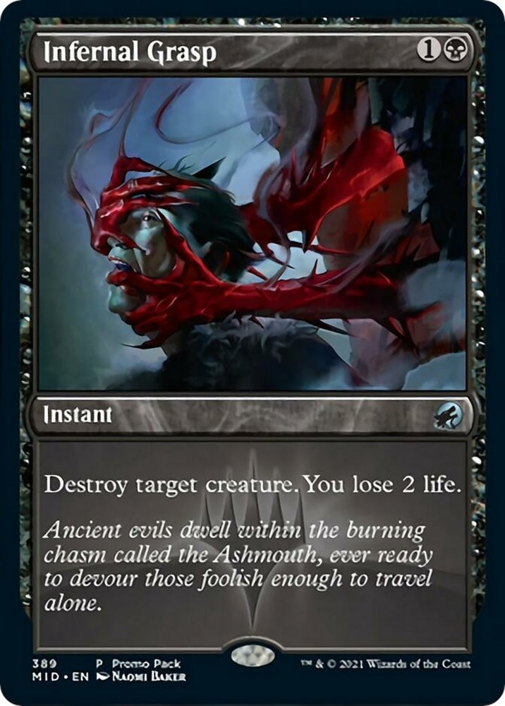 Image for Infernal Grasp (389) [Promo Pack: Innistrad: Midnight Hunt]