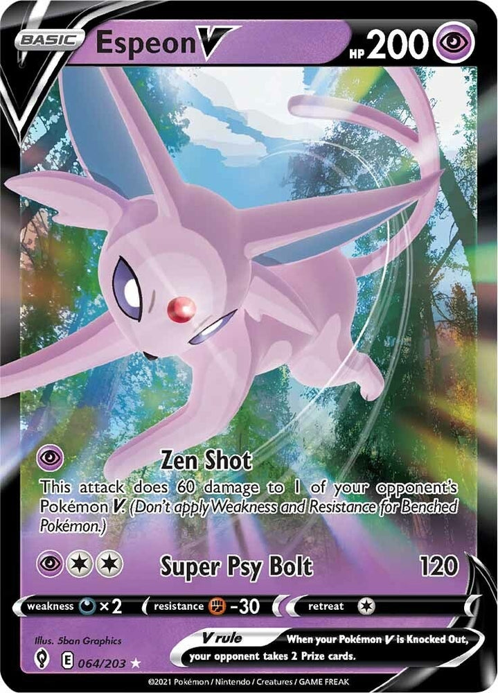 Image for Espeon V (064/203) [SWSH07: Evolving Skies]