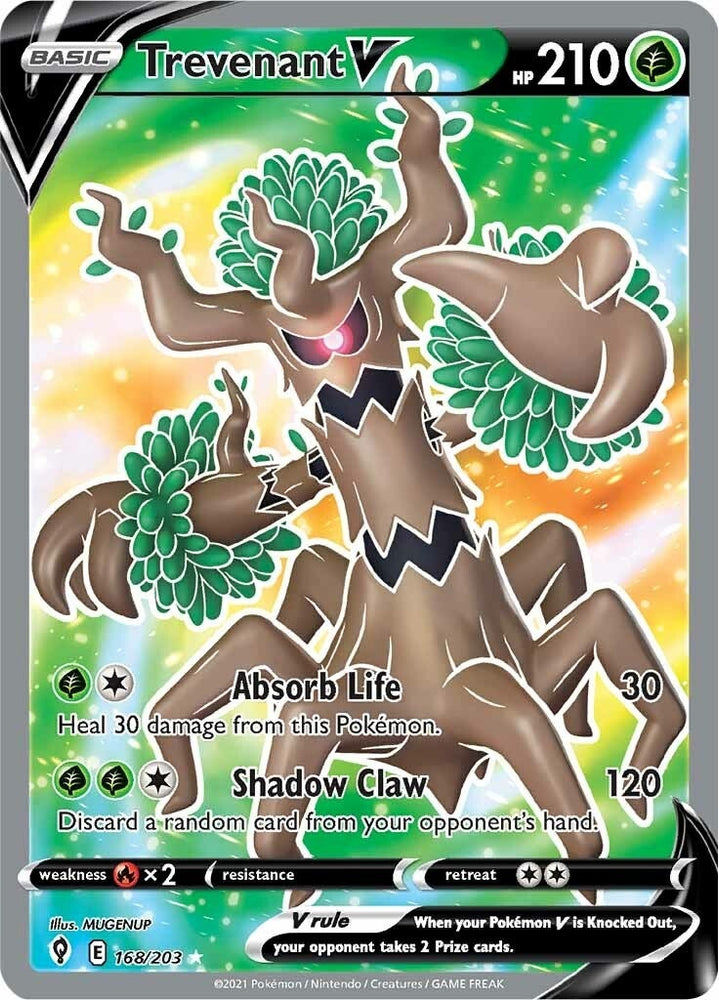 Image for Trevenant V (Full Art) (168/203) [SWSH07: Evolving Skies]