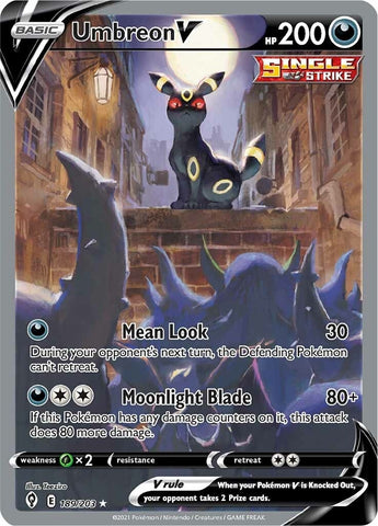 Image for Umbreon V (Alternate Full Art) (189/203) - Pokemon