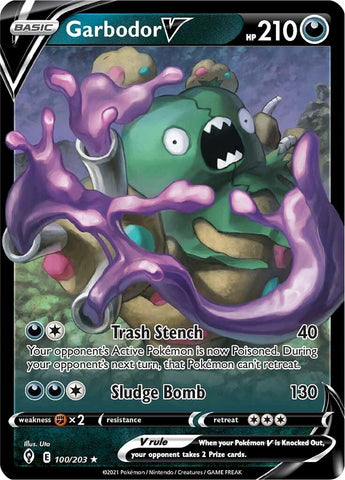 Image for Garbodor V (100/203) [SWSH07: Evolving Skies]