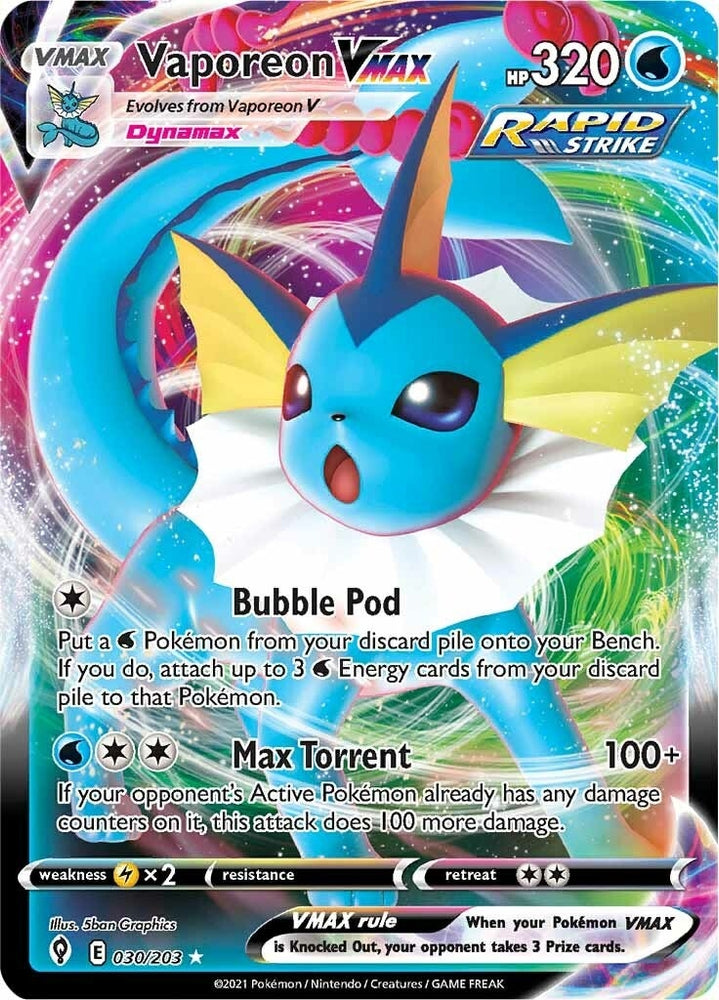 Image for Vaporeon VMAX (030/203) - Pokemon