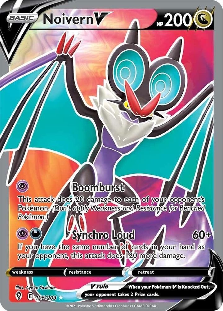 Image for Noivern V (Full Art) (195/203) [SWSH07: Evolving Skies]