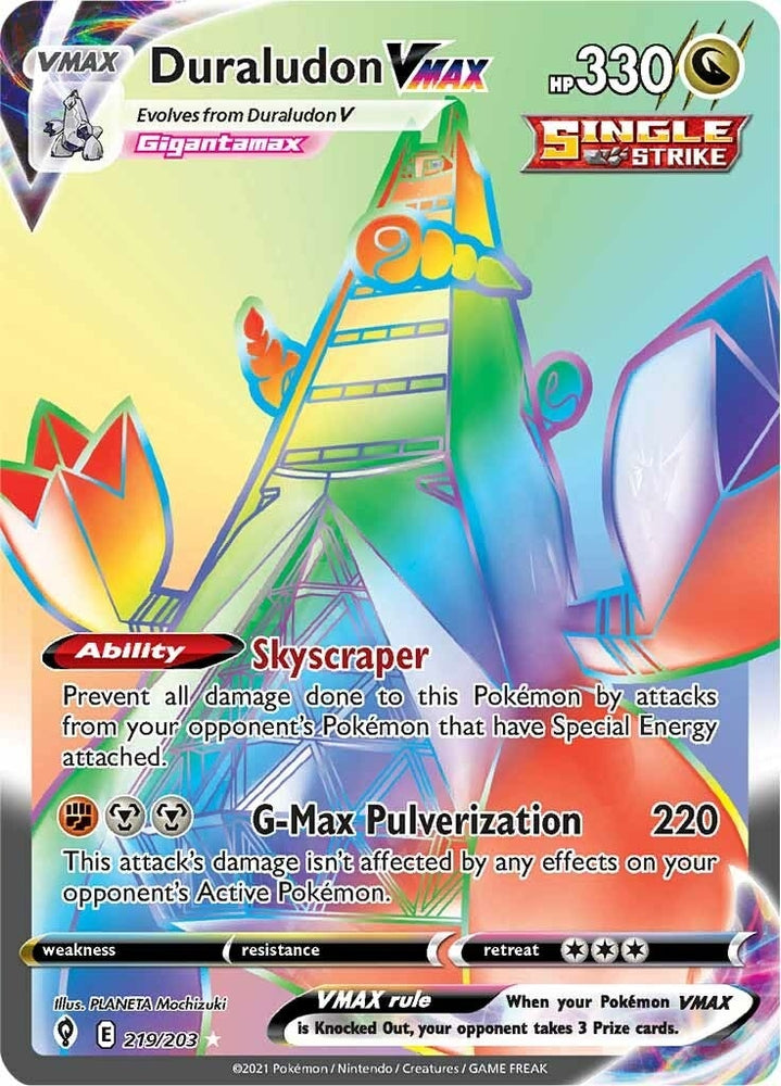 Image for Duraludon VMAX (Secret) (219/203) [SWSH07: Evolving Skies]