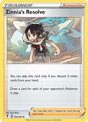 Image for Zinnia's Resolve (164/203) - Pokemon