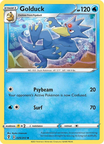 Image for Golduck (025/203) [SWSH07: Evolving Skies]