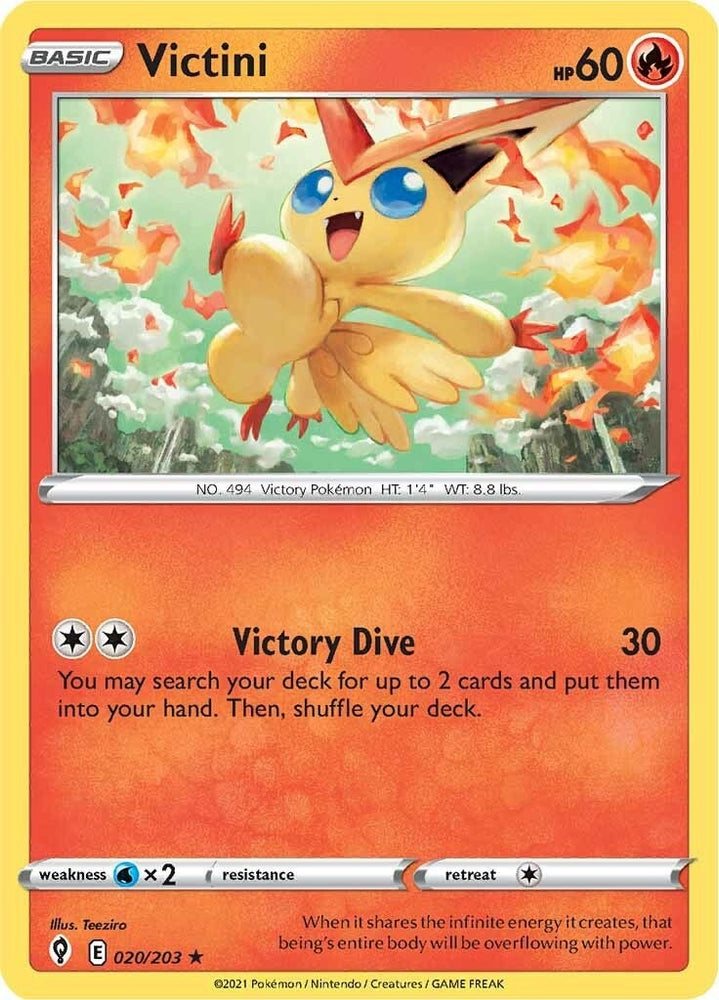 Image for Victini (020/203) [SWSH07: Evolving Skies]
