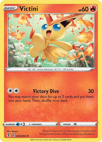 Image for Victini (020/203) [SWSH07: Evolving Skies]