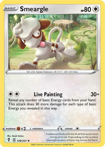 Image for Smeargle (128/203) [SWSH07: Evolving Skies]