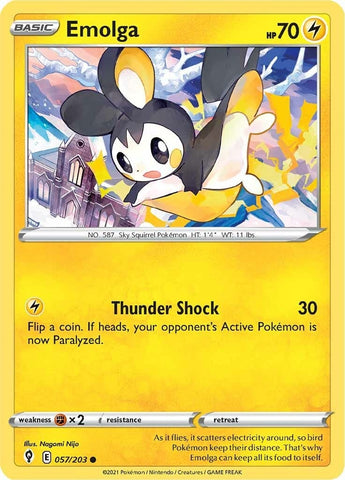 Image for Emolga (057/203) [SWSH07: Evolving Skies]