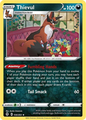 Image for Thievul (105/203) - Pokemon