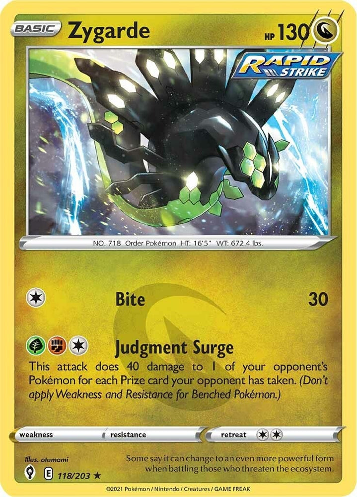 Image for Zygarde (118/203) [SWSH07: Evolving Skies]