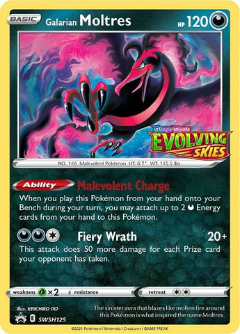 Image for Galarian Moltres - SWSH125 (Prerelease) (SWSH125) [SWSH: Sword & Shield Promo Cards]