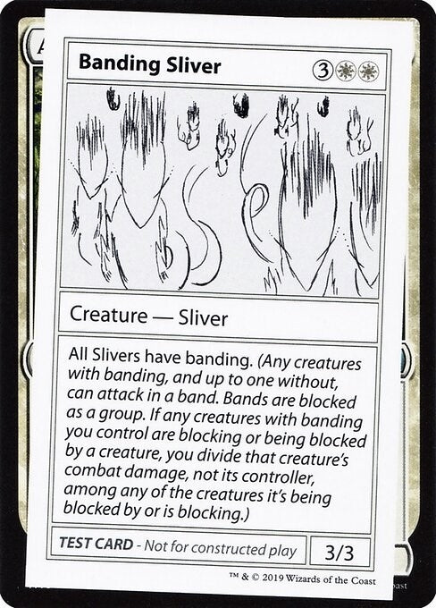 Image for Banding Sliver (No PW Symbol) [Mystery Booster: Convention Edition Exclusives]