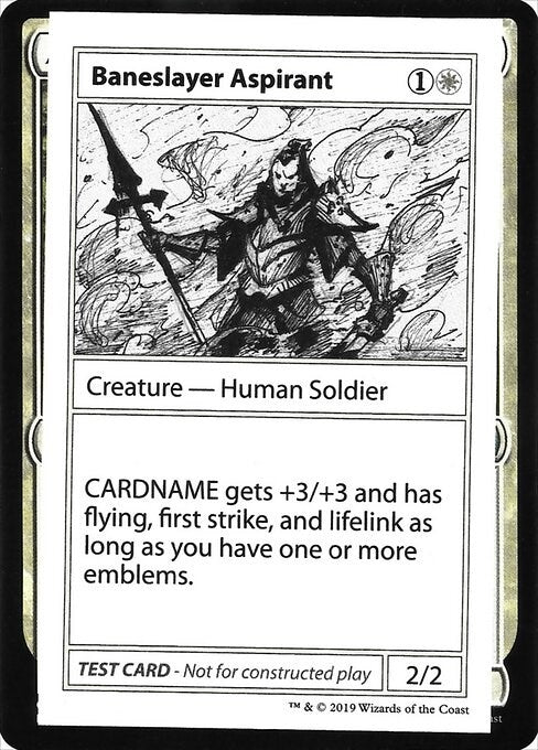 Image for Baneslayer Aspirant (No PW Symbol) [Mystery Booster: Convention Edition Exclusives]