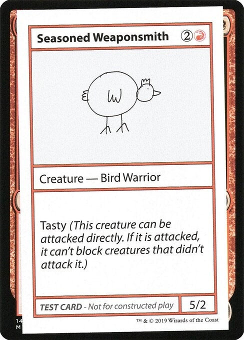 Image for Seasoned Weaponsmith (No PW Symbol) [Mystery Booster: Convention Edition Exclusives]