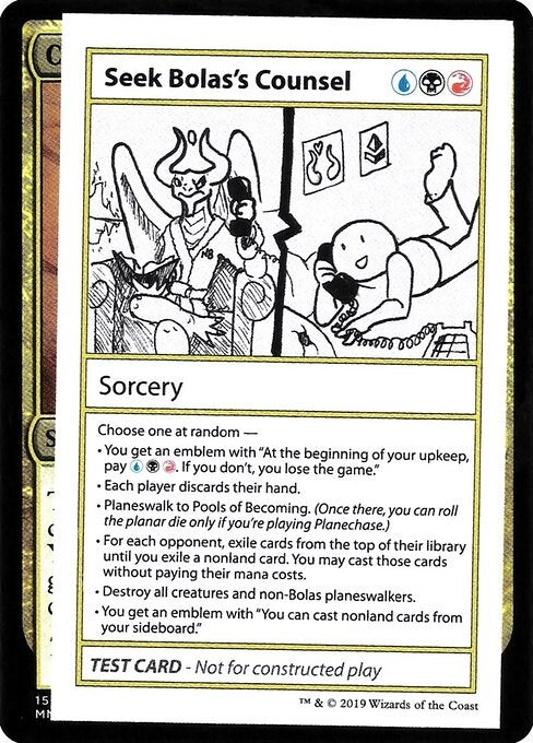 Image for Seek Bolas's Counsel (No PW Symbol) [Mystery Booster: Convention Edition Exclusives]