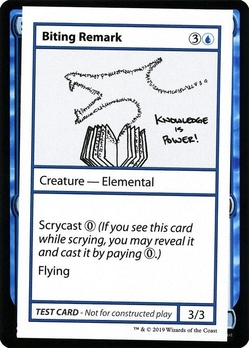 Image for Biting Remark (No PW Symbol) [Mystery Booster: Convention Edition Exclusives]