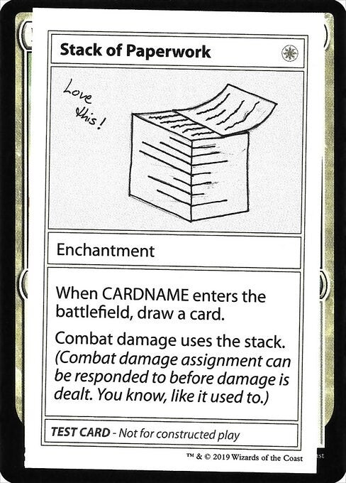 Image for Stack of Paperwork (No PW Symbol) [Mystery Booster: Convention Edition Exclusives]