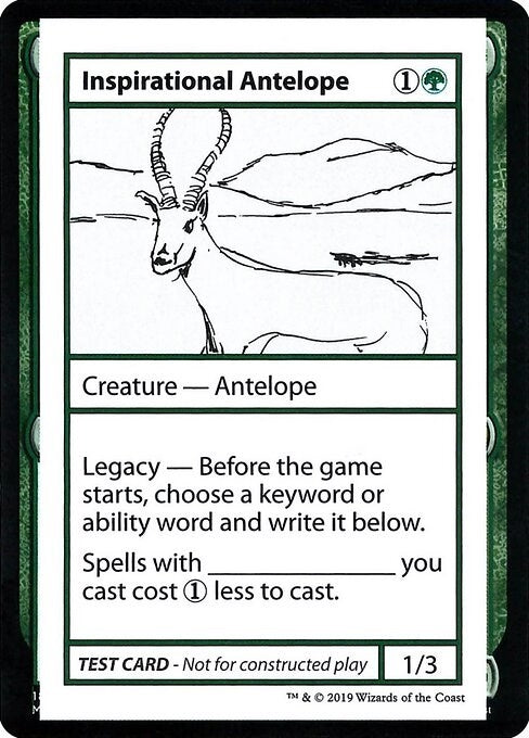 Image for Inspirational Antelope (No PW Symbol) [Mystery Booster: Convention Edition Exclusives]