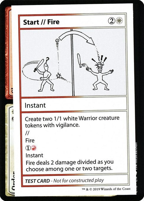 Image for Start // Fire (No PW Symbol) [Mystery Booster: Convention Edition Exclusives]