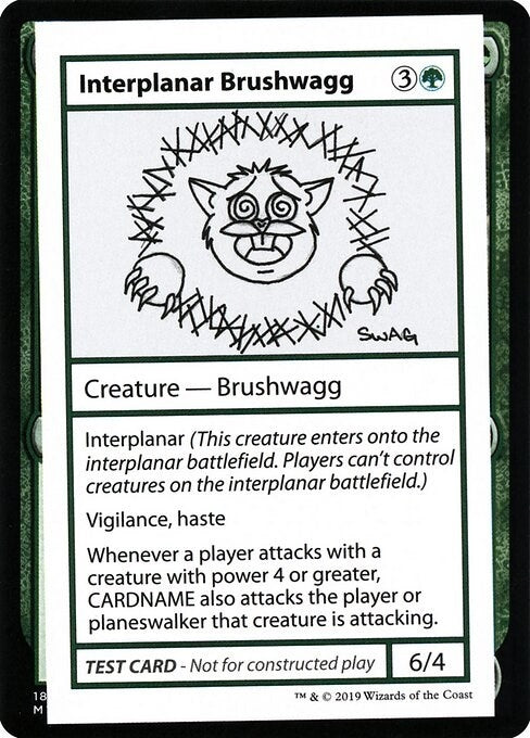 Image for Interplanar Brushwagg (No PW Symbol) [Mystery Booster: Convention Edition Exclusives]
