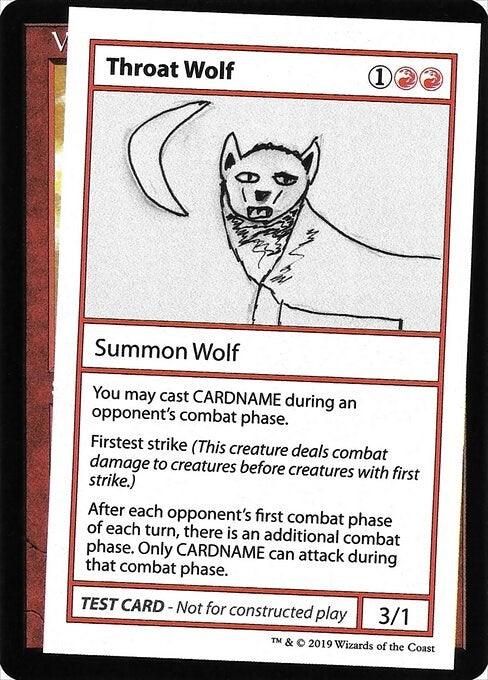 Image for Throat Wolf (No PW Symbol) [Mystery Booster: Convention Edition Exclusives]
