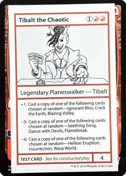 Image for Tibalt the Chaotic (No PW Symbol) [Mystery Booster: Convention Edition Exclusives]