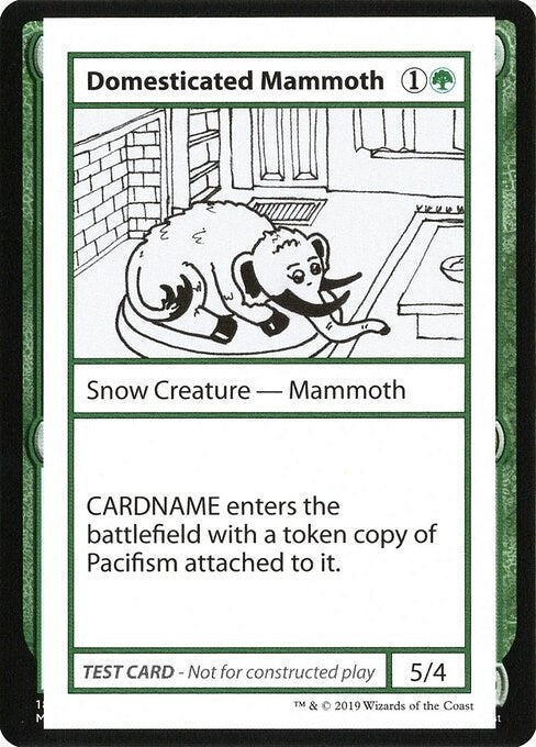 Image for Domesticated Mammoth (No PW Symbol) [Mystery Booster: Convention Edition Exclusives]
