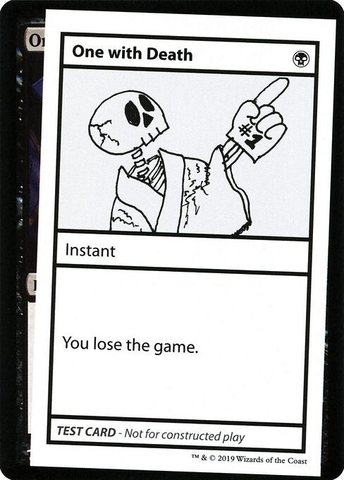 Image for One With Death (No PW Symbol) [Mystery Booster: Convention Edition Exclusives]