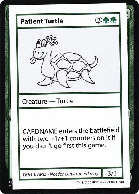 Image for Patient Turtle (No PW Symbol) [Mystery Booster: Convention Edition Exclusives]