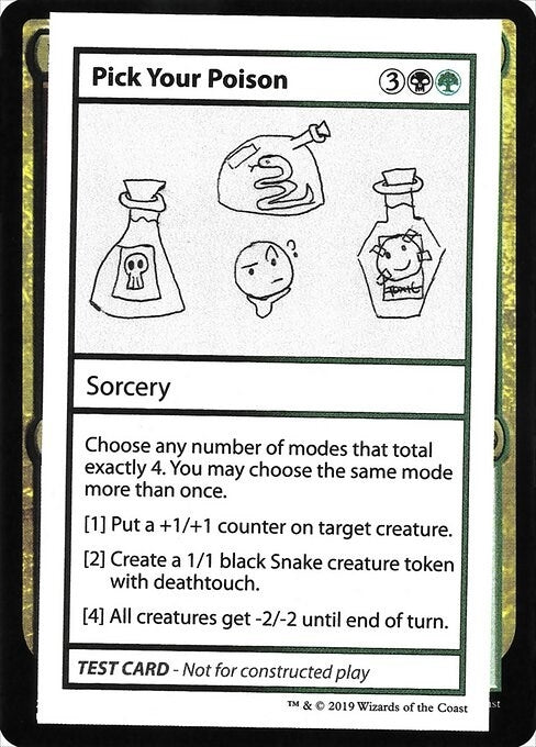 Image for Pick Your Poison (No PW Symbol) [Mystery Booster: Convention Edition Exclusives]
