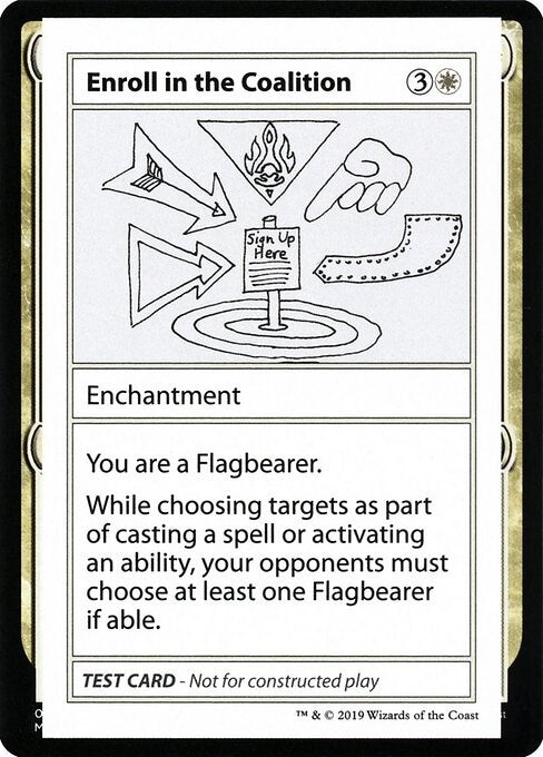 Image for Enroll in the Coalition (No PW Symbol) [Mystery Booster: Convention Edition Exclusives]